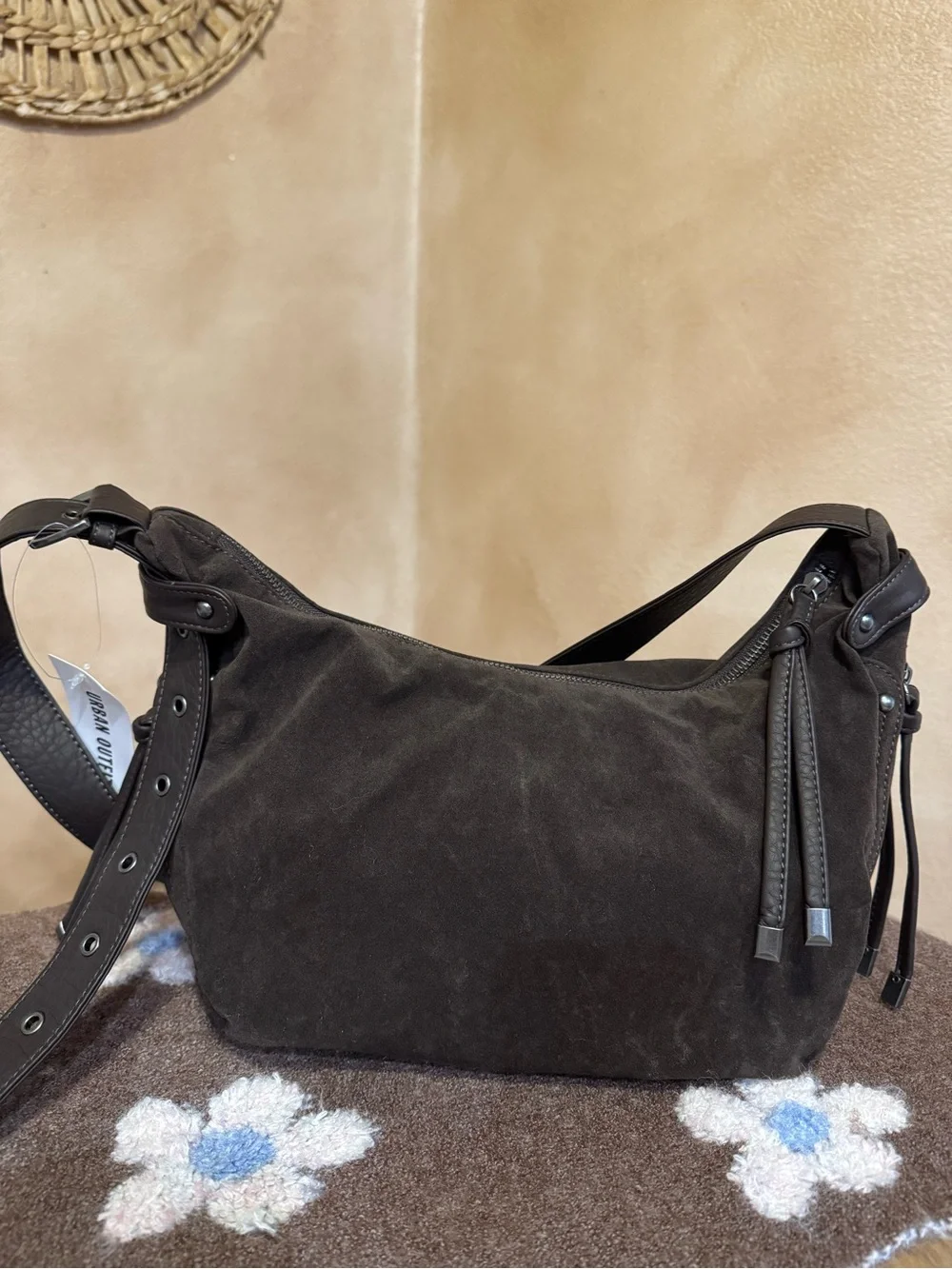 BDG Darya Faux Leather Crossbody Bag